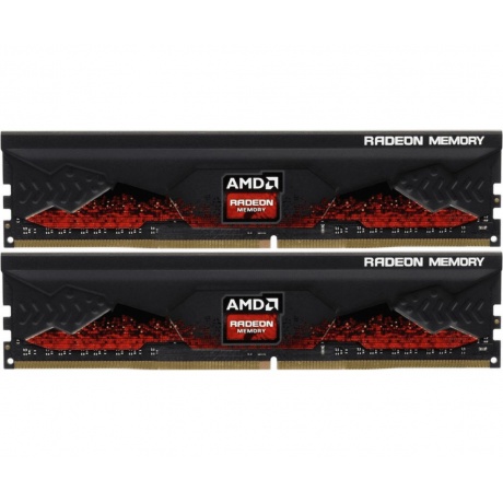 Память оперативная AMD Radeon 16GB DDR4 2666 DIMM R7 Performance Series Black (R7S416G2606U2K) - фото 2