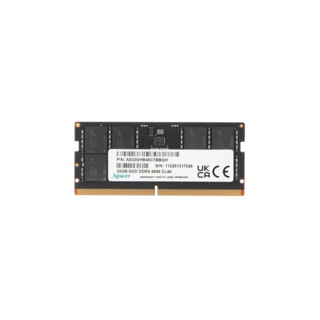 Память оперативная Apacer 32GB DDR5 4800 SODIMM (FS.32G2A.PTH) - фото 1