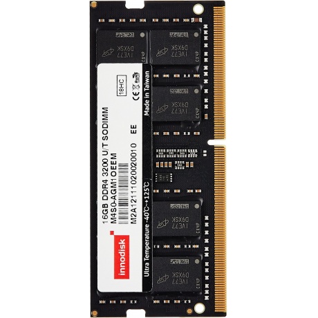 Память оперативная InnoDisk 16GB DDR4 3200 SO-DIMM (M4S0-AGM1OEEM) - фото 1