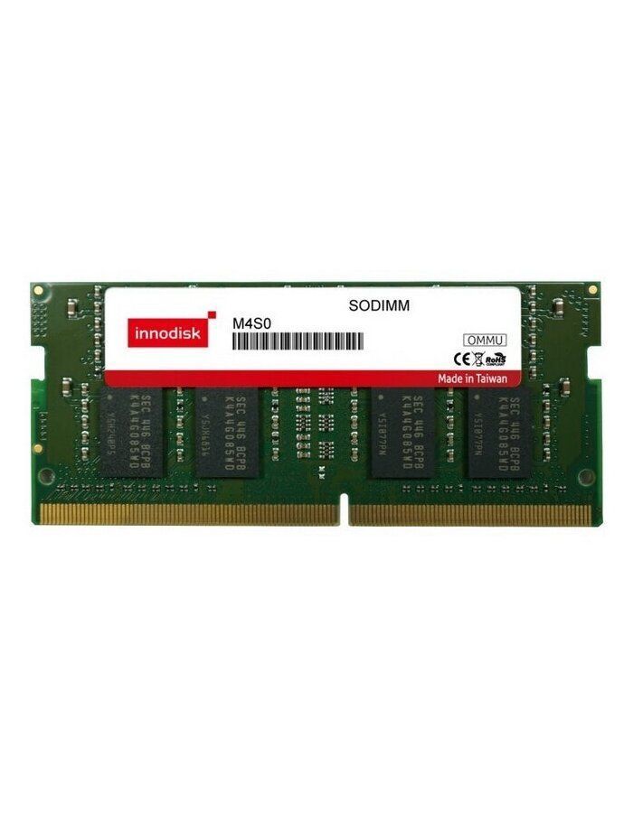 Память оперативная InnoDisk 4GB DDR4 2400 SO DIMM (M4SS-4GSS3C0J-E) память оперативная innodisk 16gb ddr4 2400 so dimm m4s0 ags1oisj cc