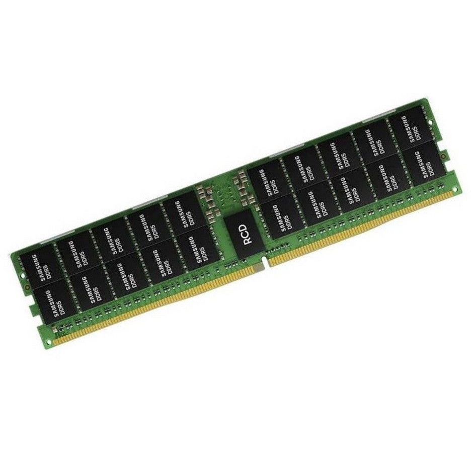 Память оперативная Samsung 32GB DDR5 4800MHz DIMM (M321R4GA3BB6-CQK) 8gb samsung ddr5 4800 dimm m323r1gb4bb0 cqk non ecc cl40 1 1v 1rx16 bulk