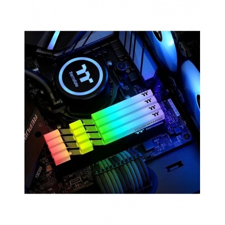 Память оперативная Thermaltake 16GB DDR4 4600 DIMM TOUGHRAM RGB Black (R009D408GX2-4600C19A) - фото 5