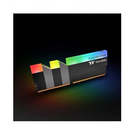 Память оперативная Thermaltake 64GB(2x32GB) DDR4 3200 TOUGHRAM RGB CL16 BLACK (R009R432GX2-3200C16A) - фото 10