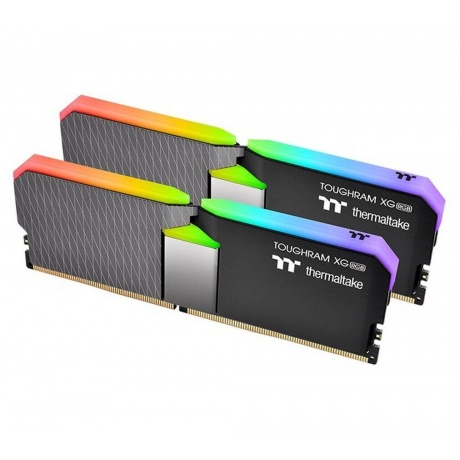Память оперативная Thermaltake 16GB DDR4 4000 DIMM TOUGHRAM XG RGB Black (R016D408GX2-4000C19A) - фото 1