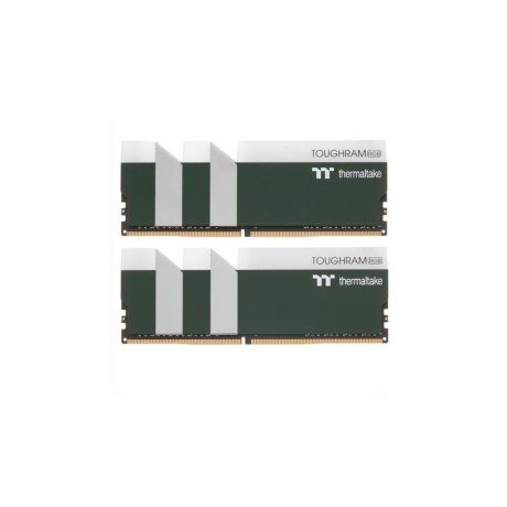Память оперативная Thermaltake 16GB DDR4 3600 DIMM TOUGHRAM RGB Racing Green (RG28D408GX2-3600C18A) - фото 2