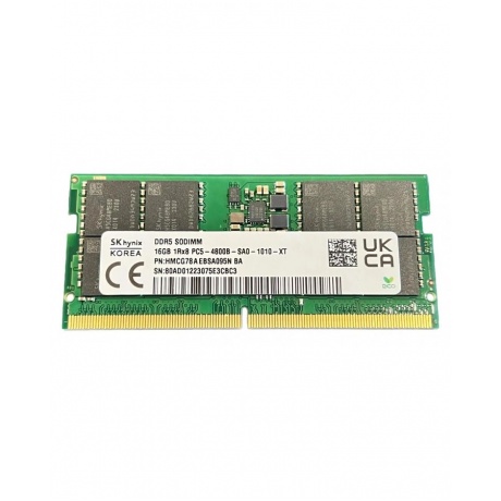 Оперативная память Hynix DDR5 16Gb SO-DIMM 1.1V (HMCG78AEBSA095N) - фото 1