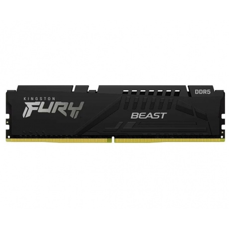 Оперативная память Kingston FURY Beast Black CL40 DDR 5 DIMM 32Gb PC48000, 6000Mhz (KF560C40BB-32-SP) - фото 1