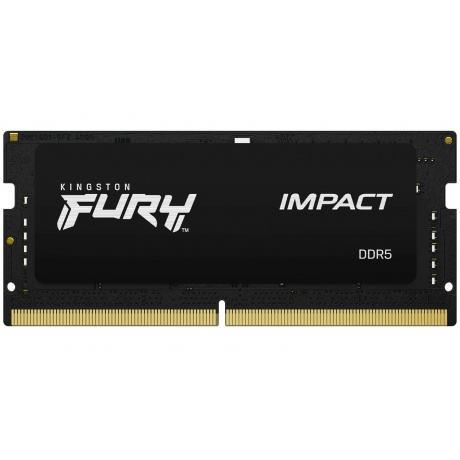 Оперативная память Kingston FURY Impact, CL40 (Kit of 2) SO-DIMM DDR 5 DIMM 32Gb PC44800, 5600Mhz (KF556S40IBK2-32) - фото 5