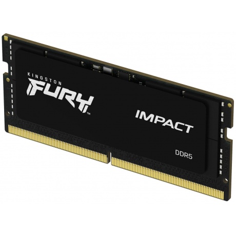 Оперативная память Kingston FURY Impact, CL40 (Kit of 2) SO-DIMM DDR 5 DIMM 32Gb PC44800, 5600Mhz (KF556S40IBK2-32) - фото 6