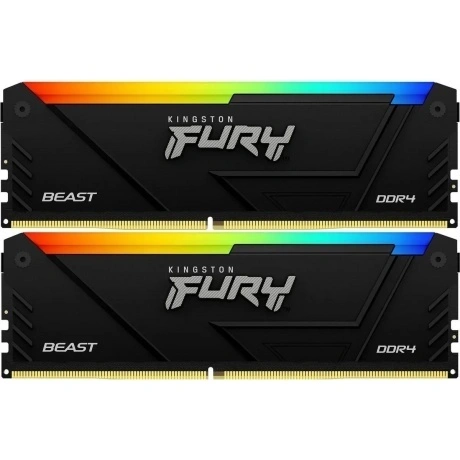 Оперативная память Kingston FURY Beast Black RGB (Kit of 2), CL1...