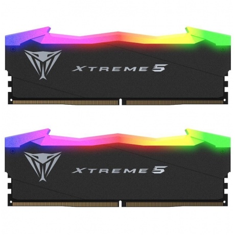 Оперативная память Patriot Viper XTREME RGB DDR 5 DIMM 32Gb (16Gbx2) 8000Mhz (PVXR532G80C38K) - фото 1