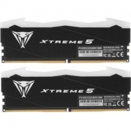 Оперативная память Patriot Viper XTREME RGB DDR 5 DIMM 32Gb (16Gbx2) 8000Mhz (PVXR532G80C38K) - фото 9