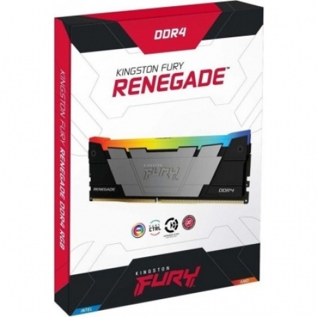 Оперативная память Kingston FURY Beast Black RGB DDR4 DIMM  32Gb (kit 2x16Gb), 3200Mhz (KF432C16RB12AK2/32) - фото 4