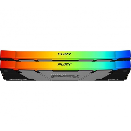 Оперативная память Kingston FURY Beast Black RGB DDR4 DIMM  32Gb (kit 2x16Gb), 3200Mhz (KF432C16RB12AK2/32) - фото 3