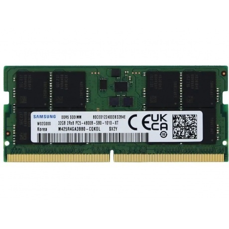 

Память оперативная Samsung DDR5 32GB SODIMM 4800MHz (M425R4GA3BB0-CQK0L)