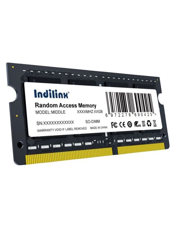 цена Оперативная память Indilinx DDR 5 SO-DIMM 16Gb 4800MHZ (IND-ID5N48SP16X)
