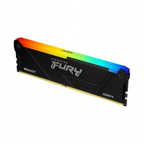 Оперативная память Kingston FURY Beast Black RGB DIMM DDR4 32Gb 3200MHz (KF432C16BB2A/32) - фото 2