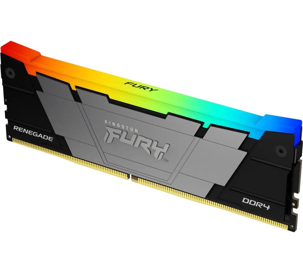 Оперативная память Kingston FURY Beast Renegade RGB DDR4 DIMM 32Gb 3200MHz (KF432C16RB2A/32) оперативная память для компьютера kingston fury beast rgb dimm 64gb ddr4 3200 mhz kf432c16bbak2 64