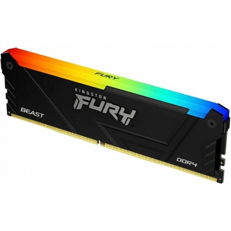 Оперативная память Kingston FURY Beast Black RGB DDR4 DIMM 64Gb (4х16Gb) 3200MHz (KF432C16BB12AK4/64) - фото 3