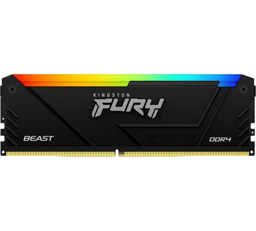 Оперативная память Kingston FURY Beast Black RGB DDR 4 DIMM 32Gb 3600Mhz