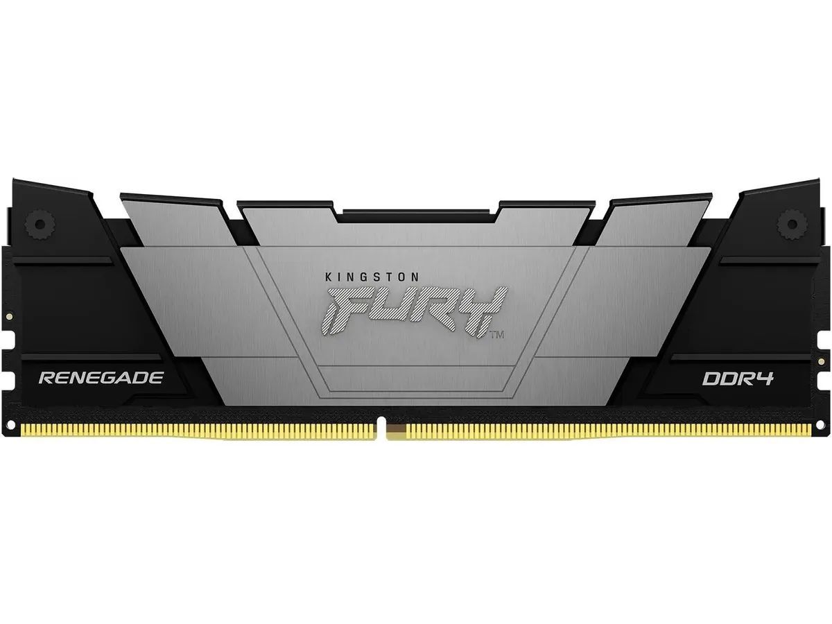 Оперативная память Kingston FURY Renegade Black DDR 4 DIMM 16Gb 3200Mhz kingston 128gb 3600mhz ddr4 cl18 dimm kit of 4 fury renegade black
