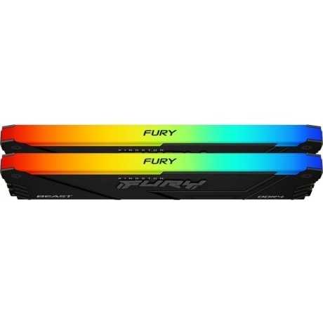 Оперативная память Kingston FURY Beast Black RGB DDR 4 DIMM 16Gb 3600Mhz - фото 3