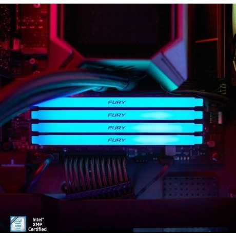 Оперативная память Kingston FURY Beast Black RGB DDR 4 DIMM 16Gb 3600Mhz - фото 5
