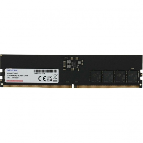 Оперативная память A-Data DIMM 16GB DDR5-4800 K2 (AD5U48008G-DT) - фото 2