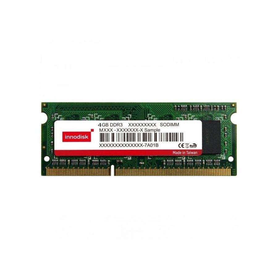 Оперативная память InnoDisk SODIMM 4GB PC12800 DDR3 (M3S0-4GMJDLPC) шлейф матрицы для ноутбука asus k750ja 40 pin
