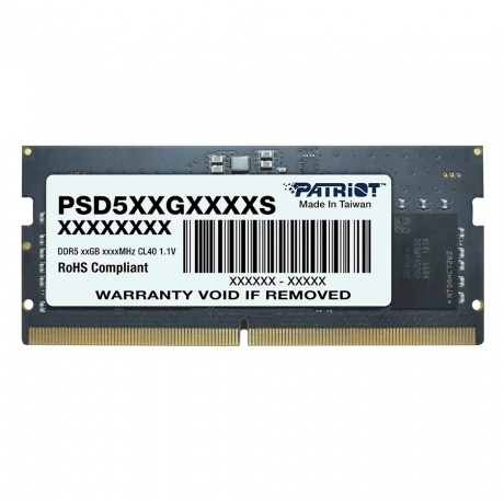 Оперативная память Patriot SODIMM 16GB DDR5-5600 (PSD516G560081S) - фото 1