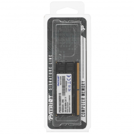 Оперативная память Patriot SODIMM 16GB DDR5-5600 (PSD516G560081S) - фото 5