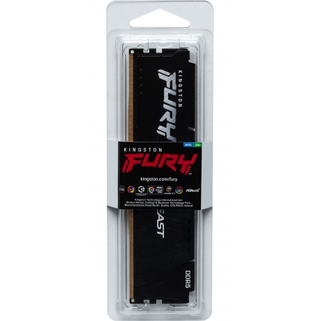 Память Kingston FURY Beast Black DDR 5 DIMM 8Gb 5600Mhz CL36 (KF556C36BBE-8) - фото 4