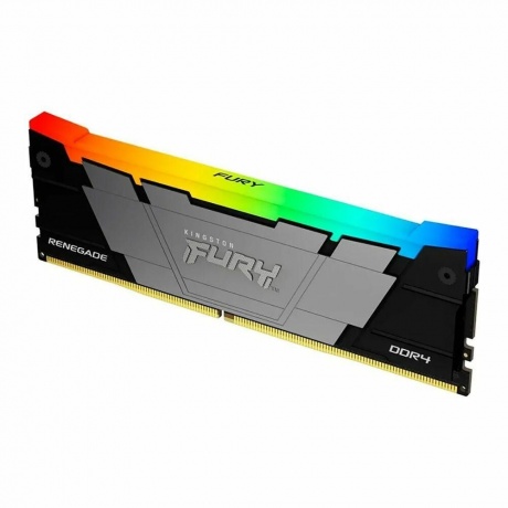Оперативная память Kingston Fury Renegade Black RGB DDR4 DIMM 3200Mhz CL16 - 64Gb (2x32Gb) KF432C16RB2AK2/64 - фото 3