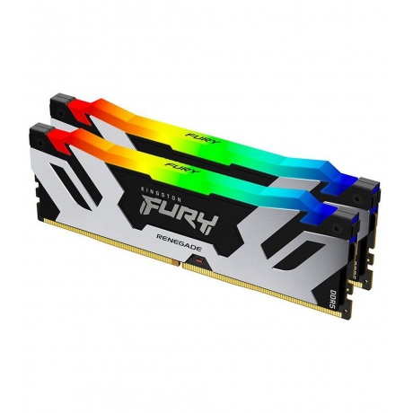 Оперативная память Kingston Fury Renegade Silver RGB DDR5 DIMM 6800MHz CL36 - 32Gb (2х16Gb) KF568C36RSAK2-32 - фото 1