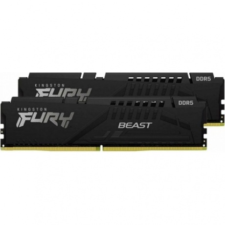 

Оперативная память Kingston Fury Beast Black EXPO DDR5 DIMM 6000MHz CL36 - 64Gb Kit (2х32Gb) KF560C36BBEK2-64