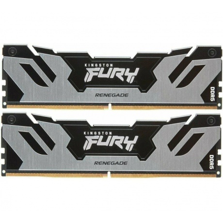 Оперативная память Kingston Fury Renegade Silver XMP DDR5 DIMM 7200Mhz CL38 - 32Gb (2x16Gb) KF572C38RSK2-32 - фото 1