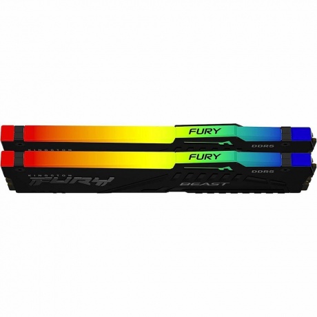 Оперативная память Kingston Fury Beast Black EXPO RGB DDR5 DIMM 5600MHz CL36 - 64Gb (2х32Gb) KF556C36BBEAK2-64 - фото 2