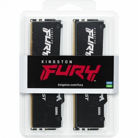 Оперативная память Kingston Fury Beast Black EXPO RGB DDR5 DIMM 5600MHz CL36 - 64Gb (2х32Gb) KF556C36BBEAK2-64 - фото 5