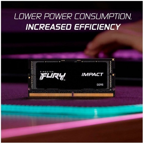 Оперативная память Kingston Fury Impact 16GB DDR5 (KF564S38IB-16) - фото 5