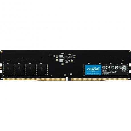 Оперативная память 16Gb UDIMM DDR5 Crucial (PC5-38400, 5600, CL40) 1.1V (CT16G56C46U5) retail
