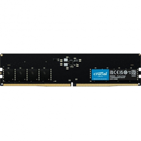 

Оперативная память 32Gb UDIMM DDR5 Crucial (PC5-38400, 5600, CL40) 1.1V (CT32G56C46U5) retail