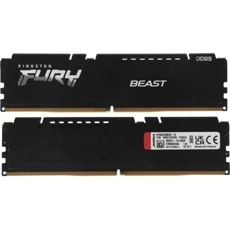 Оперативная память Kingston DDR5 DIMM FURY Beast Black EXPO 32Gb...