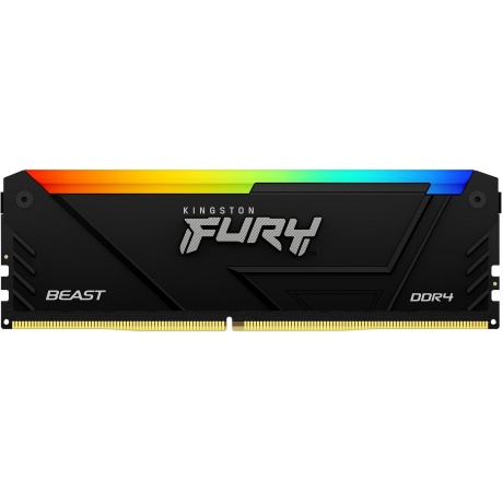 Оперативная память Kingston DDR4 DIMM FURY Beast Black RGB 8Gb, ...