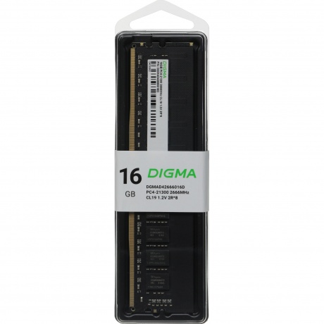 Память оперативная DDR4 Digma 16GB 2666MHz (DGMAD42666016D) - фото 13