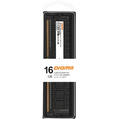 Память оперативная DDR4 Digma 16GB 2666MHz (DGMAD42666016D) - фото 5