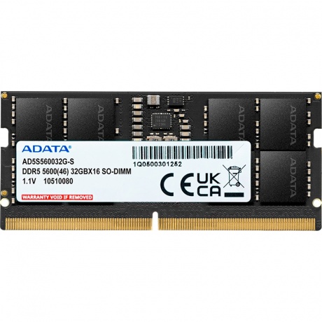 Память оперативная A-Data DDR5 16GB 5600MHz (AD5S560016G-S)