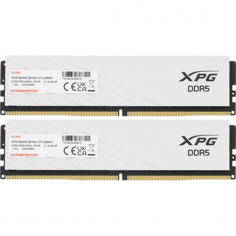 Память оперативная A-Data DDR5 2x16GB 6000MHz (AX5U6000C3416G-DTLABWH) - фото 2