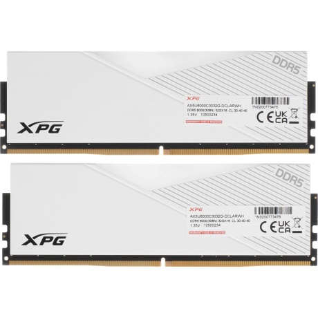 Память оперативная A-Data DDR5 2x32GB 6000MHz (AX5U6000C3032G-DCLARWH) - фото 3
