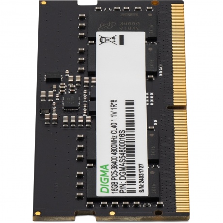 Память оперативная Digma DDR5 16GB 4800MHz (DGMAS54800016S) - фото 2