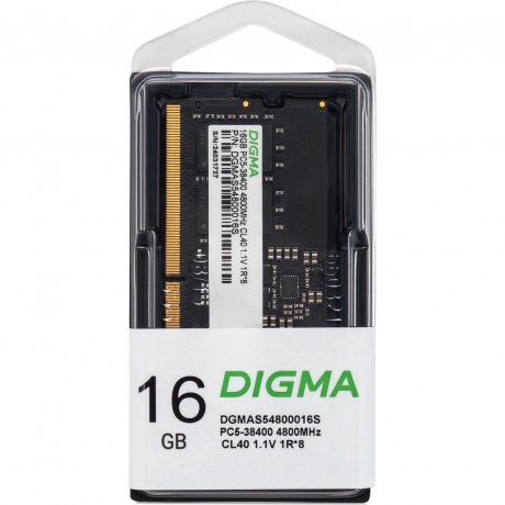 Память оперативная Digma DDR5 16GB 4800MHz (DGMAS54800016S) - фото 4